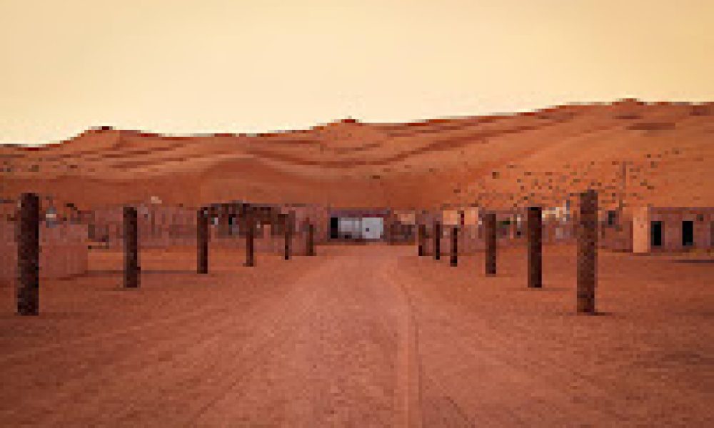 Wahiba Sands 1 desert beduin camp at sunset, wahiba sands, oman.